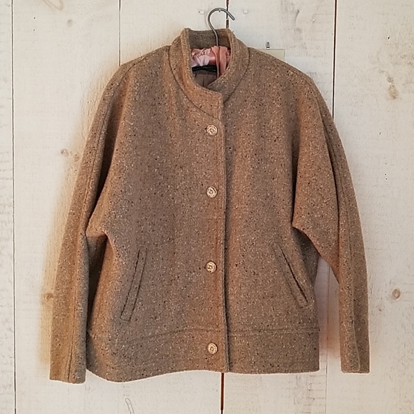 *VINTAGE* *HANDMADE* Vermont Wool Jacket - Picture 1 of 5